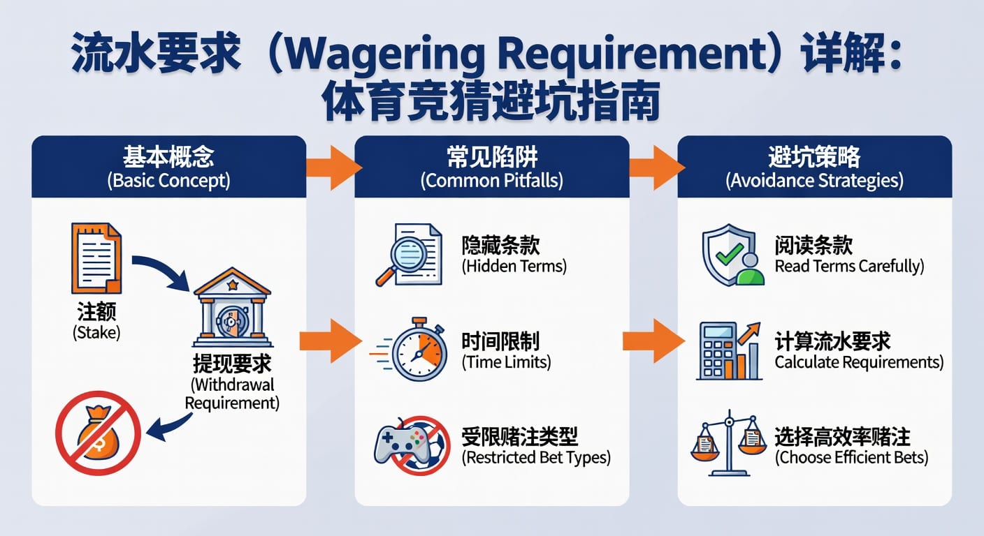 流水要求 sports wagering requirement 解读与避坑
